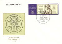 13.02.1973 DDR FDC Copernicus