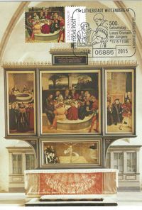 1.10.2015 10er Bogen 500 Jahre Lucas Cranach der J&uuml;ngere