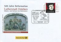 13.04.2017 BRD FDC Eisleben 500 Jahre Reformation