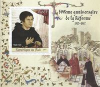 Kardinal Cajetan in Augsburg, Martin Luther, Luther Briefmarken