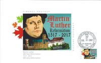 Martin Luther - Canada Post Keepsake with single stamp, Kanada, Canada, Luther, Luther Briefmarken, K. Peter Lepold
