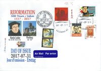 Ersttagsbrief, FDC, Kanada, Canada, Luther, Luther Briefmarken, K. Peter Lepold