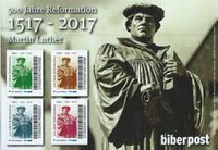 PP Biber Post: Briefmarken/Blocks: Schmuckbogen 