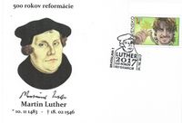 2017.10.31_Slovenien_Sonderstempel 500 Jahre Reformation Brasislava