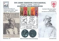 Albrecht von Brandenburg, GEGENSPIELER LUTHERS, Martin Luther, Luther Briefmarken,