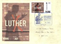 Nibelungenfestspiele Luther, 2021, Worms, Martin Luther, Luther Briefmarken