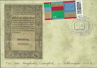 04.01.2023 FDC Berlin 500 Jahre Evangelisches Gesangsbuch -