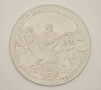 Gips Relief - Martin Luther- 1917 - Unikat