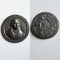 Medaille, Martin Luther, 400 Jahr-Feier, Eisenguss
