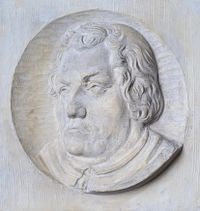 Gustav Nonnenmacher, Martin Luther Worms, Relief, Bildhauer Gustav Nonnenmacher