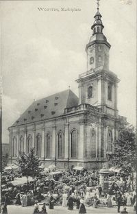 Dreifaltigkeitskirche in Worms, auch bekannt als Reformations-Ged&auml;chtnis-Kirche zur Heiligen Dreifaltigkeit