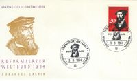 Luther Briefmarken, Michel-Katalog-Nr.: 439, Blase, Tagung Reformierter Weltbund, Johannes Calvin, Jean Cauvin