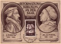 Martin Luther, 375. Jahrestag der Reformation an der Saar