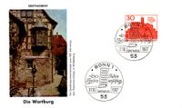 Junker J&ouml;rg, Eduard Ege, Thesenanschlag 1517, Michel-Katalog-Nr. 544, Luther Briefmarken, Wartburg, Eisenach, Lutherstadt,