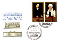 Michel-Katalog-Nr.: DDR MiNr. 1771; Margarete Luther; Martin Luther, Luther Briefmarken; Caranach