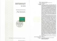 Paul Gerhardt, Luther Briefmarken