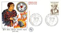 Frankreich 1983, 500 Jahre Martin Luther, 12.02.1983, Frankreich Michel-Katalog NR.: 2382, Jean Pheulpin, Martin Luther, Luther Briefmarke