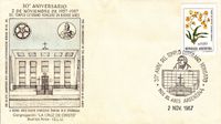 02.11.1987 Argentinien Luther Brief und Stempel
