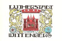 05.10. 1989 Sonderstempel Wittenberg, Lithokarte, Luther Stempel