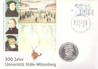 Luther Briefmarken, Portr&auml;t &quot;Kurf&uuml;rst Friedrich der Weise&quot;, &lsquo;500 Jahre Universit&auml;t Halle-Wittenberg&rsquo;, Lutz Menze, 56 Ct Diese Briefmarke: Bund MiNr. 2254