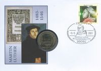 450 Jahre Todestag Martin Luther, Luther Geburtshaus; Numinsbrief Luther, Luther Briefmarke, Erfurt
