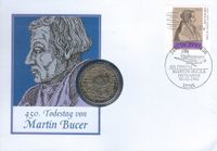 08.02.2001 BRD 450 Todestag Martin Bucer, Luther Briefmarken