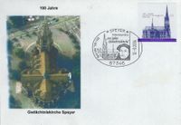 Ged&auml;chtniskirche Speyer, Luther Briefmarken, Ersttagstempel Berlin &quot;Martin Luther&quot;