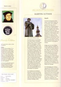1996 Die Gro&szlig;en Deutschen &quot;Martin Luther&quot; S1