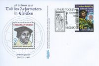 Sonderstempel, Reformation, Todestag Luther, Sachsen, Privatpost, MZZ, Briefmarke, Luther Briefmarken,
