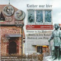 Luthers Elternhaus in Mansfeld; Luther Briefmarken