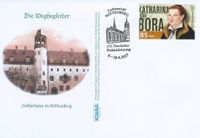 Katharina von Bora, Lutherhaus in Wittenberg, Illustrierte Sonderedition Wittenberg und die Reformation, Luther, Briefmarke, Martin Luther, Luther Briefmarken,