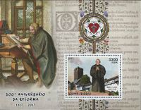 Luther Briefmarken, 05.12.2017 Guinea-Bissau &quot;500 Jahre Reformation&quot; Martin Luther