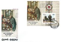 05.12.2017 Guinea-Bissau &quot;500 Jahre Reformation&quot; Martin Luther, Luther Briefmarken