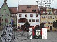 Schmalkalden, Martin Luther, Luther Briefmarken