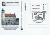 Schwarzen Kloster in Wittenberg, Lutherhaus Wittenberg, Luthers Familiensitz, Luther Briefmarken