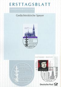 Ged&auml;chtinskirche Speyer, 500 Jahre z&uuml;richer Reformation