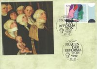 Susann Stefanizen, Berlin, Ministerkarte, Frauen der Reformation, Martin Luther Briefmarken, Martin Luther, Luther Briefmarken, Reformation