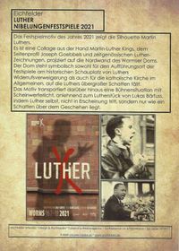Michael Apitz, Nibelungenfestspiele, 2021, Luther, Luther Briefmarken, Eichfelder, G&ouml;bbels, Martin Luther King