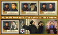 Agenturbriefmarken, Martin Luther, Reformation, Afrika Luther Briefmarken