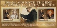 Agenturbriefmarken, Martin Luther, Reformation, Afrika Luther Briefmarken