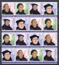 2024 - SINT MAARTEN - Briefmarke Individual - 500 JAHRE REFORMATION - MARTIN LUTHER