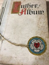 Luther-Album Ein Vorl&auml;ufer zur 400-J&auml;hrigen Ged&auml;chtnisfeier 1910 24 Bilder Lange