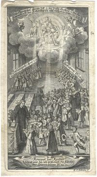 B.S. Setlezky, Martin Luther, Balthasar Sigmund Setletzky, (1695 - 1770) Augsburg, Kupferstecher ; Radierer ; Zeichner