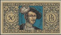 Philipp von Hessen; Notgeld Luther, Schmalkaldischer Bund, Martin Luther, Notgeld, schmalkalden; Luther Briefmarken