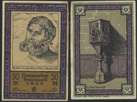 Notgeld Wittenberg, Luther Notgeld, Notgeldscheine Wittenberg, Luther Briefmarken