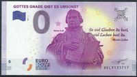 Richard Faille, Martin Luther, 0-Euro-Schein, Souvenir-Schein