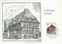 1978.01.24_Lutherhaus Eisenach Maximumkarte2 Michel-Nr DDR 2298