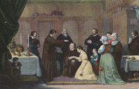 Luthers Verm&auml;hlung am 13. Juni 1525 zu Wittenberg