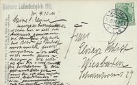 Postkarte: Luther Festspiele Worms 09.10.1911