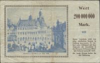 Worms - 200 Millionen Mark - 26.6.1923, Haus zur M&uuml;nze, Worms